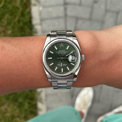 Jason007 ~ 36mm datejust smooth bezel / mint green : .